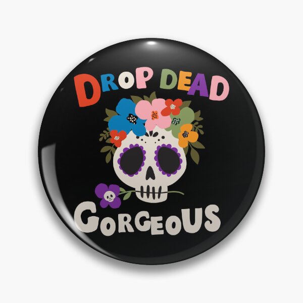 Item preview, Drop Dead Gorgeous Floral Skull designed and sold by imaniko.