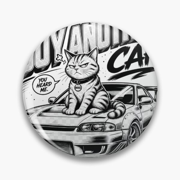Item preview, Funny Cat JDM Car Enthusiast Design designed and sold by workouti.