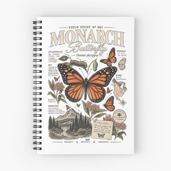 Item preview, Monarch Butterfly Feild Study designed and sold by Lauren Doucette.