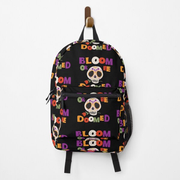 Item preview, Bloom or Be Doomed Floral Skull designed and sold by imaniko.