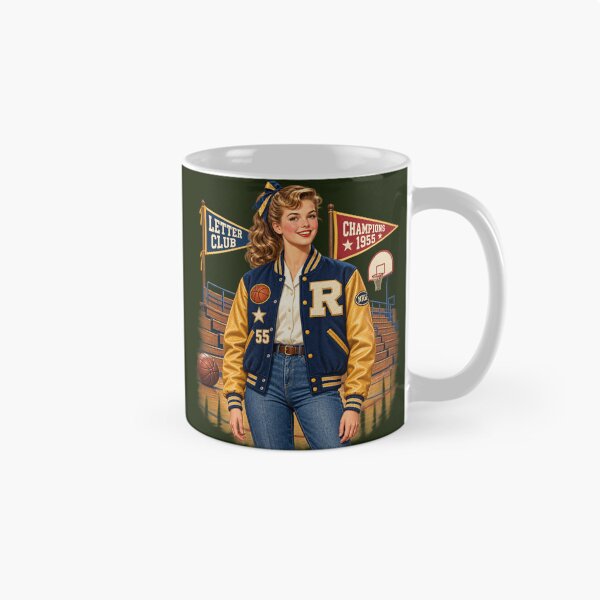 Item preview, Vintage 1955 Letter Club Basketball Spirit designed and sold by Normandy Road Heritage™ - Vintage Garage Art.