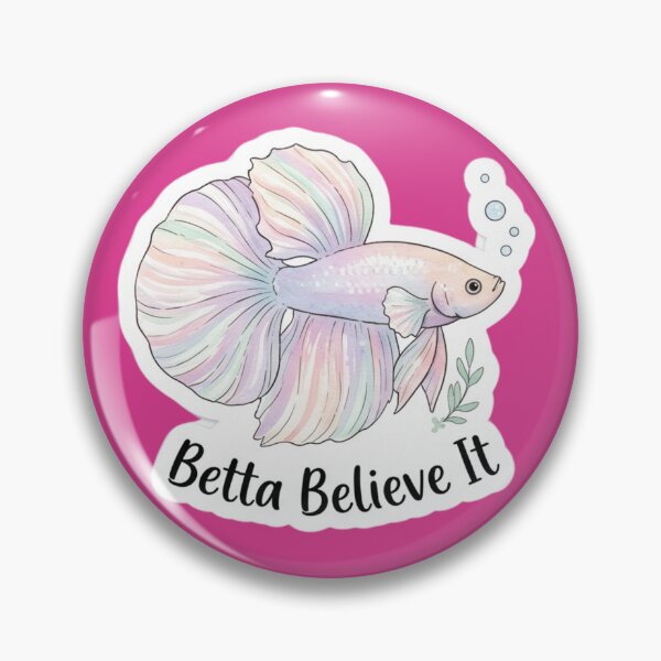 Item preview, Betta Believe It – Adorable Betta Fish designed and sold by WaterWhisker.