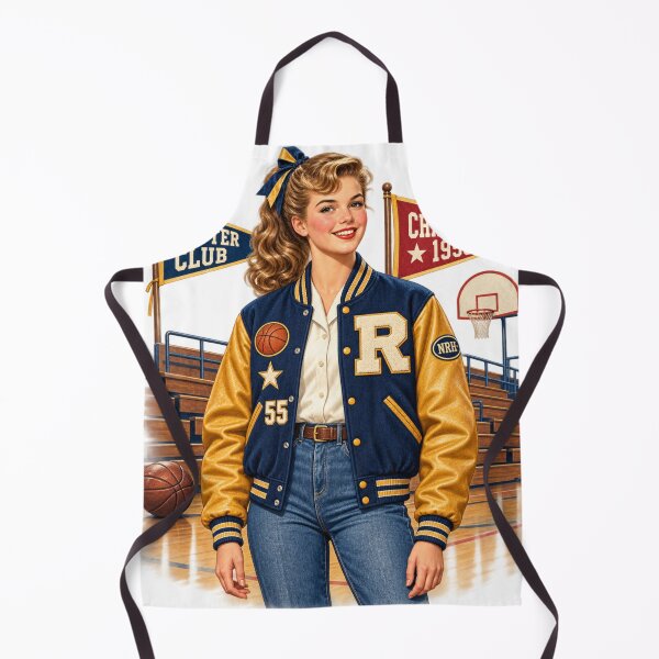 Item preview, Vintage 1955 Letter Club Basketball Spirit designed and sold by Normandy Road Heritage™ - Vintage Garage Art.