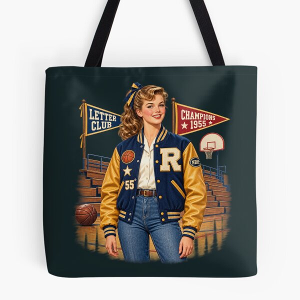 Item preview, Vintage 1955 Letter Club Basketball Spirit designed and sold by Normandy Road Heritage™ - Vintage Garage Art.
