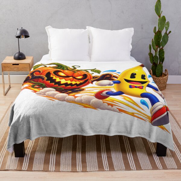 Item preview, Halloween Banana Chased by Pumpkin – Spooky Funny Halloween Design designed and sold by ArtSpark Studio.
