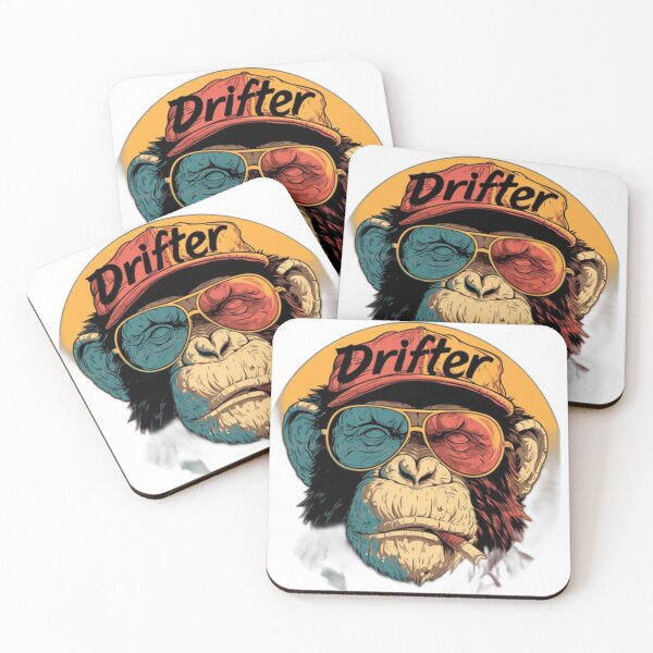 Item preview, Drifter Monkey Neon Glasses designed and sold by W0www.