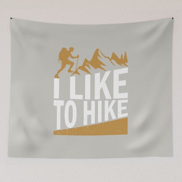 Item preview, I Like to Hike, Hiking in The Nature designed and sold by MalwasBasket.