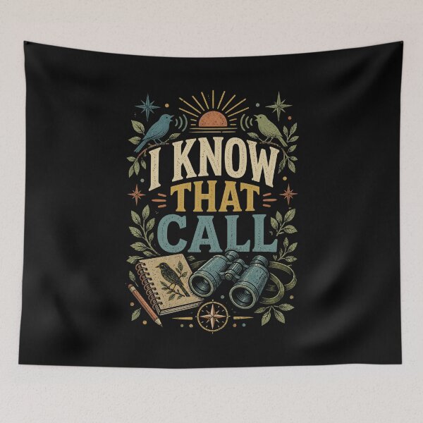 Item preview, I Know That Call Vintage Bird Watching designed and sold by Gustavo Navarro.