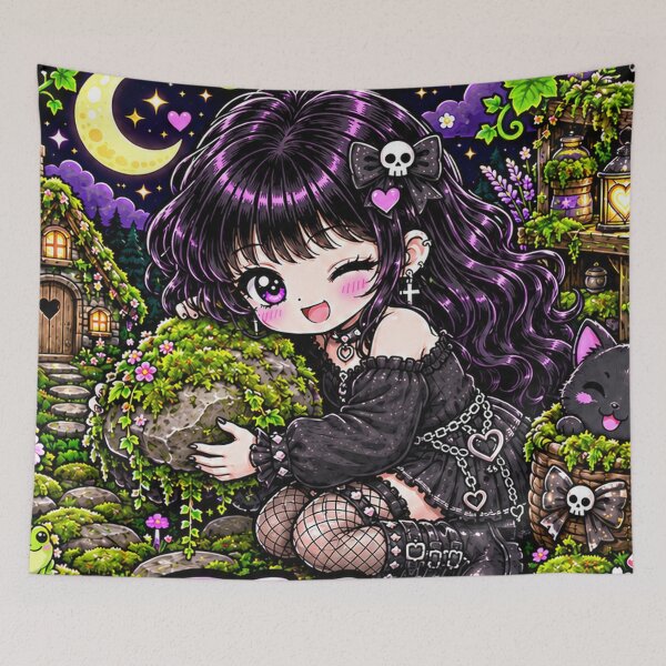 Item preview, Moss Boss Goth Girl Sticker designed and sold by AnnekeJordaan.