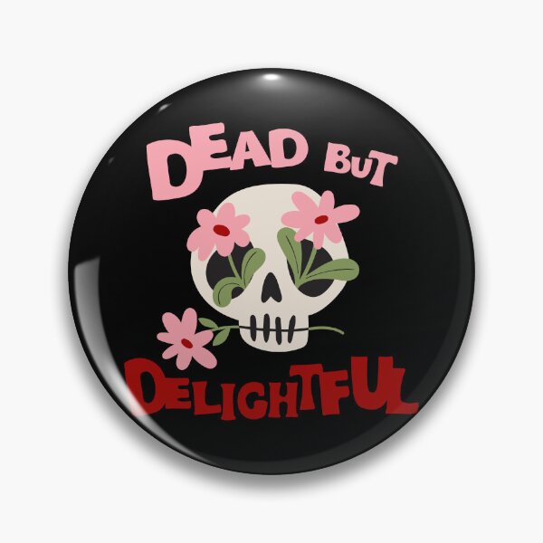 Item preview, Dead But Delightful Floral Skull designed and sold by imaniko.