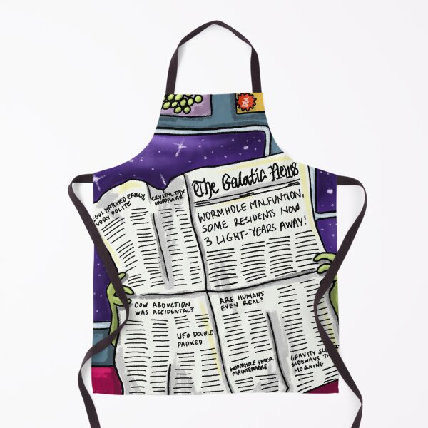 Item preview, Alien reading the newspaper. designed and sold by BluluStudio.