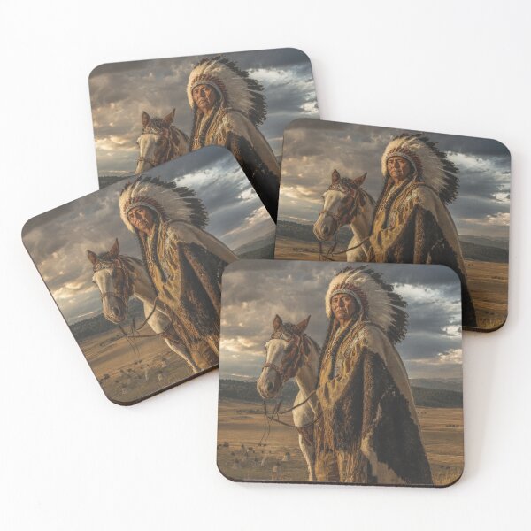 Item preview, Rider of the Plains Under Stormy Skies designed and sold by MarlicShop.