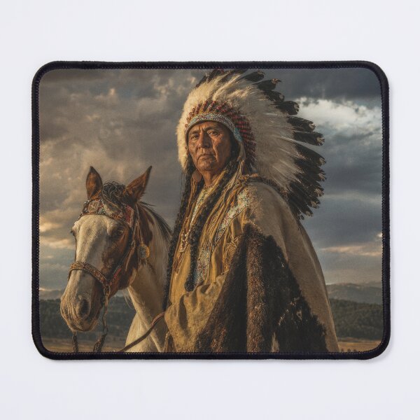Item preview, Rider of the Plains Under Stormy Skies designed and sold by MarlicShop.