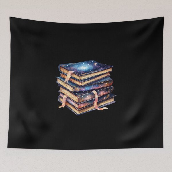 Item preview, Galaxy Books Stack designed and sold by Fillthegoat.