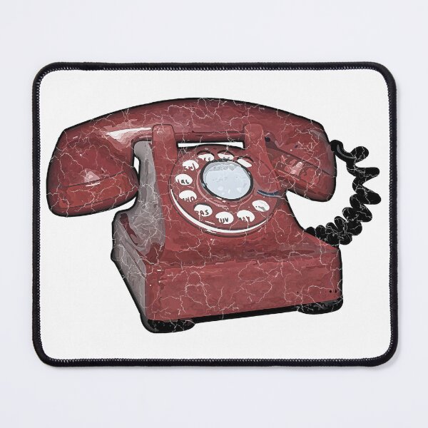 Item preview, Vintage Rotary Telephone Graphic - Distressed designed and sold by The Clearing Blog Shop.