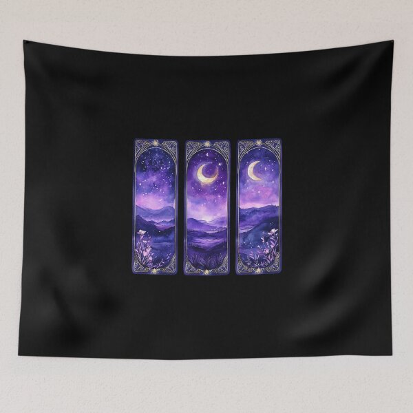 Item preview, Ethereal Night Sky Triptych designed and sold by Fillthegoat.