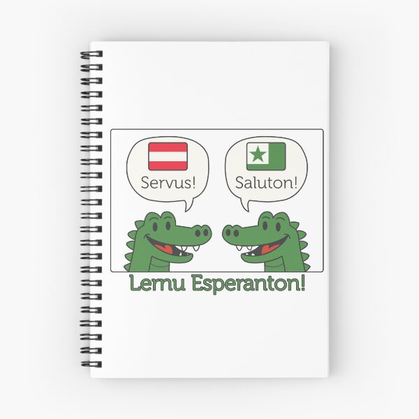 Item preview, Servus & Saluton! Austria to Esperanto - Ne Krokodilu! designed and sold by Du Krokodiloj.