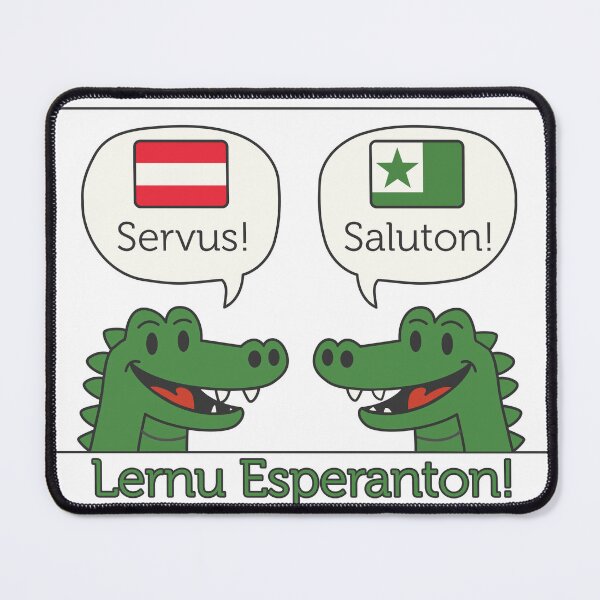 Item preview, Servus & Saluton! Austria to Esperanto - Ne Krokodilu! designed and sold by Du Krokodiloj.