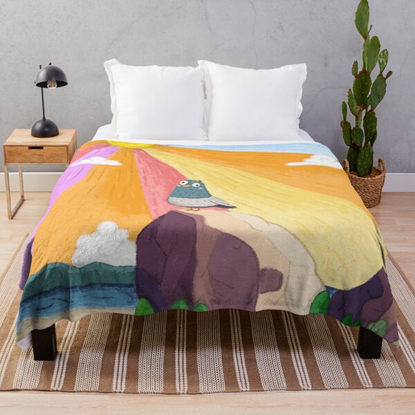 Item preview, Pigeon on a rock at the beach. designed and sold by BluluStudio.