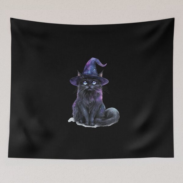 Item preview, Cat Wearing a Wizard Hat designed and sold by Fillthegoat.