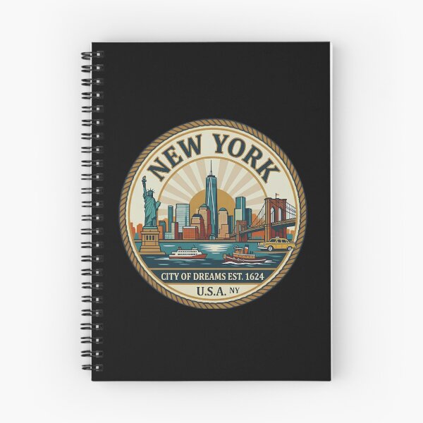 Item preview, New York City Skyline Emblem | NYC Travel & Art Deco Architecture designed and sold by Cree8if.