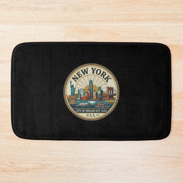 Item preview, New York City Skyline Emblem | NYC Travel & Art Deco Architecture designed and sold by Cree8if.