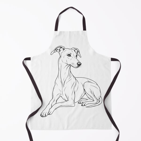 Item preview, Elegant Whippet — Minimal Fine Line Art designed and sold by Tee Visions.