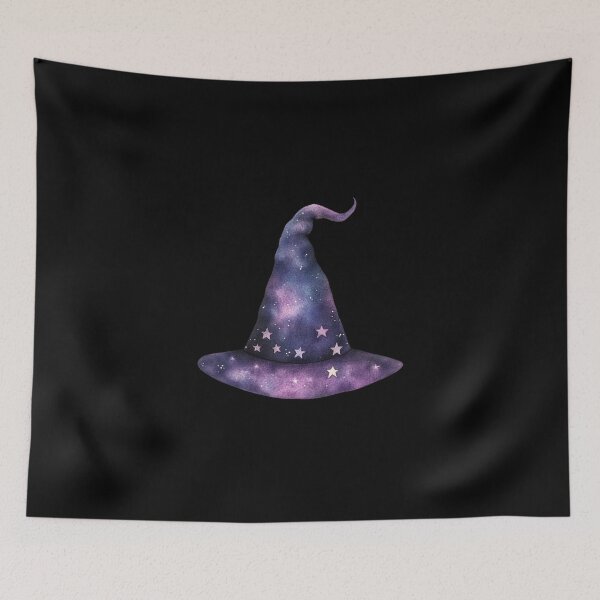 Item preview, Galaxy-Covered Witch Hat designed and sold by Fillthegoat.
