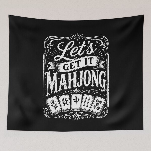 Item preview, Let's Get It Mahjong Vintage designed and sold by DigiDropTees.