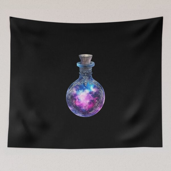 Item preview, Enchanted Galaxy Potion Bottle designed and sold by Fillthegoat.