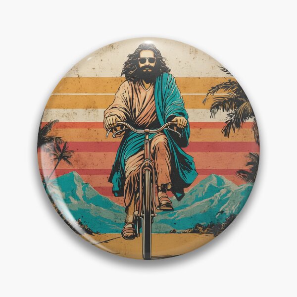 Artikelvorschau, Jesus fährt Fahrrad – Retro-christlicher Vintage-Radsport entworfen und verkauft von D-Oles-Mercher.