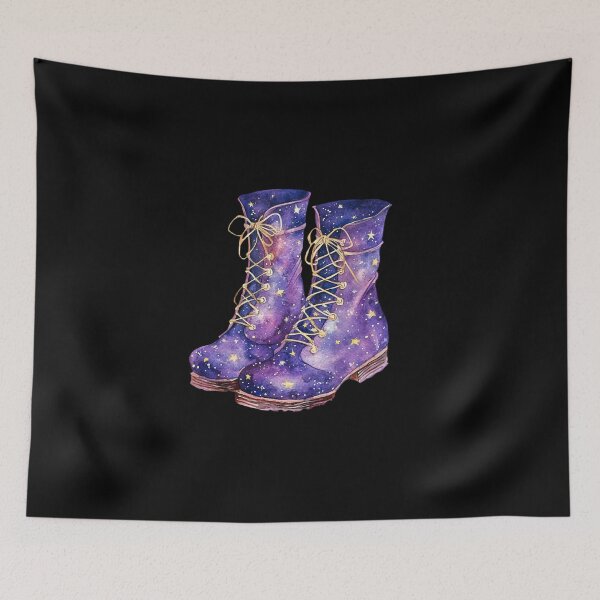Item preview, Cosmic Starry Boots designed and sold by Fillthegoat.