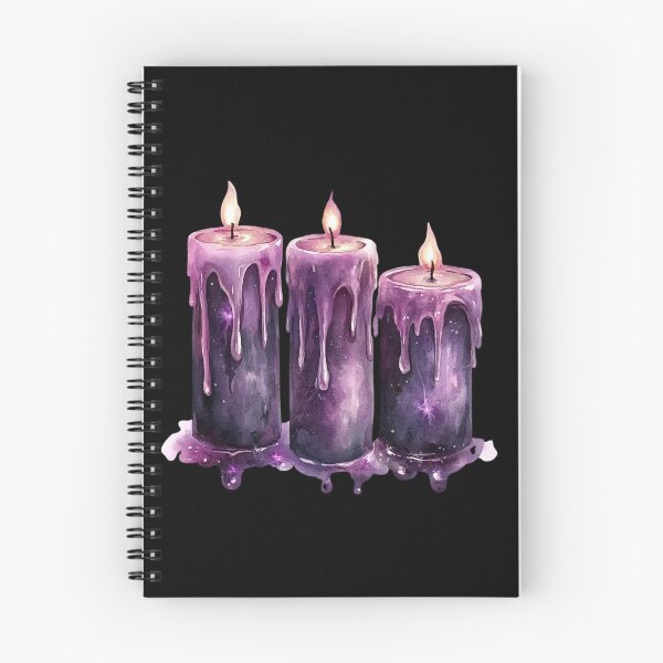 Item preview, Three Dripping Purple Candles designed and sold by Fillthegoat.