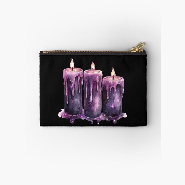 Item preview, Three Dripping Purple Candles designed and sold by Fillthegoat.