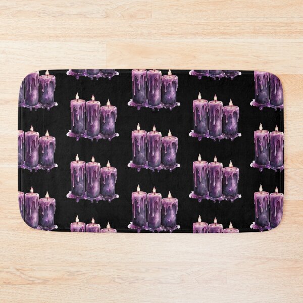 Item preview, Three Dripping Purple Candles designed and sold by Fillthegoat.