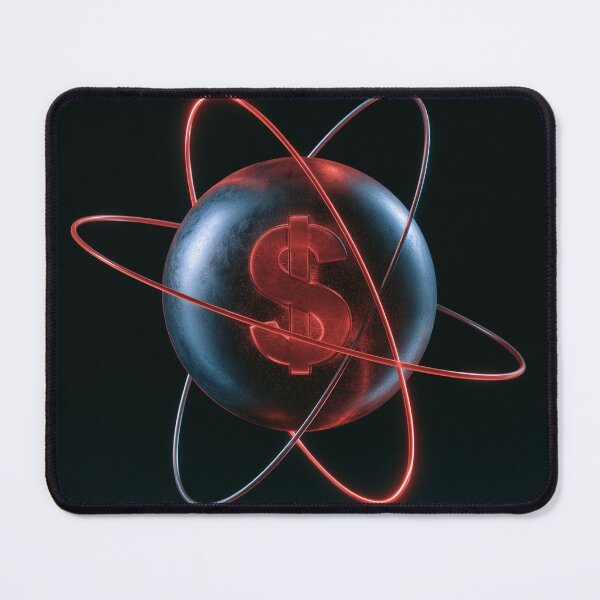 Item preview, Dollar Atom – Global Economy and World Trade Symbol designed and sold by WordPlayStudio.