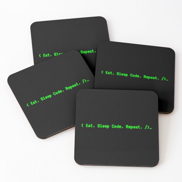 Item preview, Eat Sleep Code Repeat Funny Programmer Developer Retro Computer Tech Sticker designed and sold by DNBY.