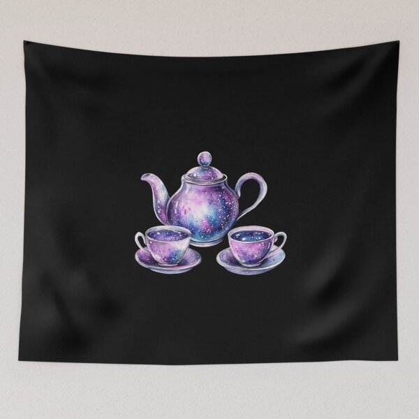 Item preview, Galactic Teapot and Cups designed and sold by Fillthegoat.