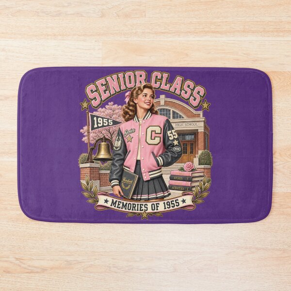Item preview, Vintage 1955 Senior Class Memories Art designed and sold by Normandy Road Heritage™ - Vintage Garage Art.