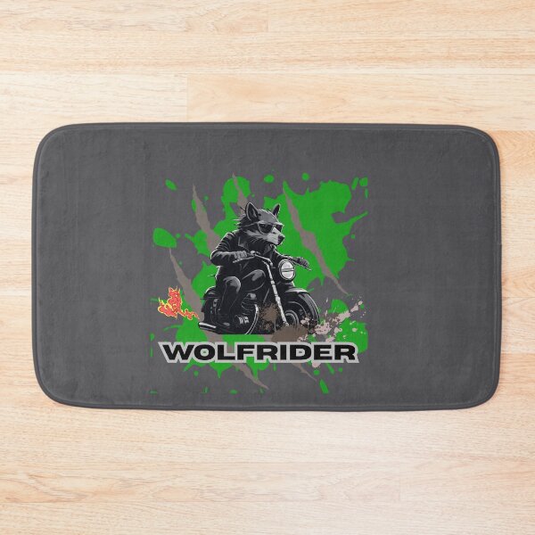 Item preview,  Moto Maniacs Wolf Digital Art 4 designed and sold by GoGreenLove.
