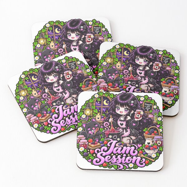Item preview, Jam Session Goth Girl Sticker designed and sold by AnnekeJordaan.