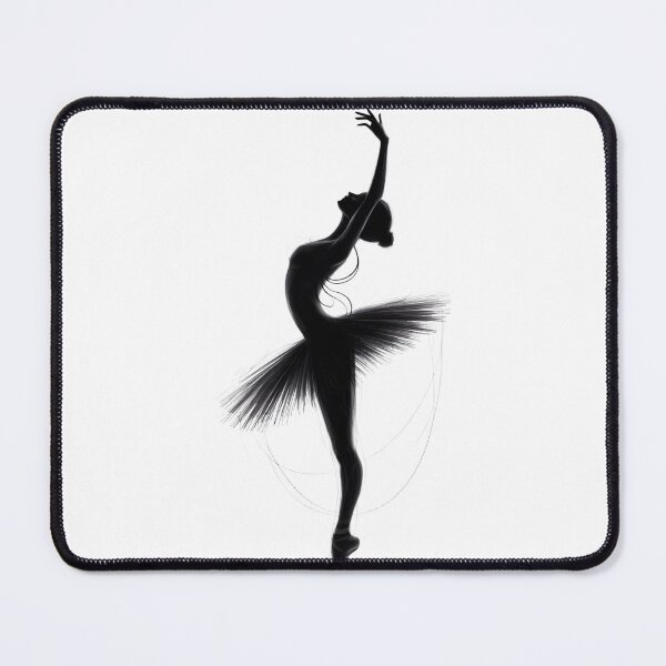 Item preview, Ballet dancer — Monochrome Minimalism designed and sold by ErgTime.
