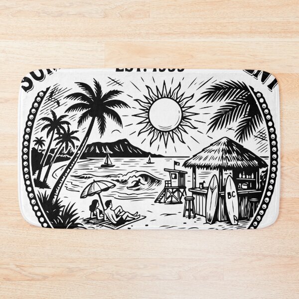 Item preview, Summer Hits Different Every Time Vintage Surf designed and sold by Brexmore3.