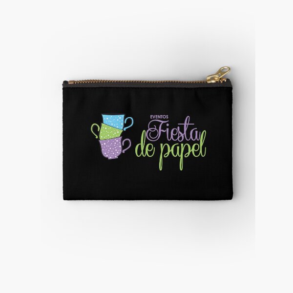 Item preview, Fiesta De Papel Colorful Stacked Teacups Event Logo designed and sold by Clara D 	 Leclair.