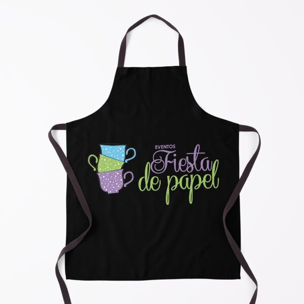 Item preview, Fiesta De Papel Colorful Stacked Teacups Event Logo designed and sold by Clara D 	 Leclair.