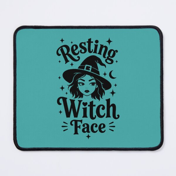 Item preview, Resting Witch Face – Cute Witch Halloween Design designed and sold by DesignHouse07.