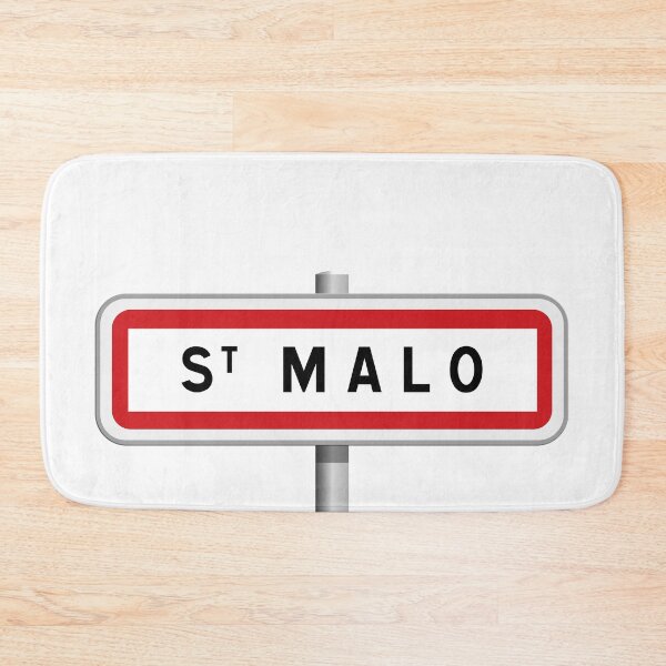 Item preview, Saint-Malo Town Entrance Sign – Ille-et-Vilaine, Brittany designed and sold by Panneaux et signalisations - NPOITEVIN.