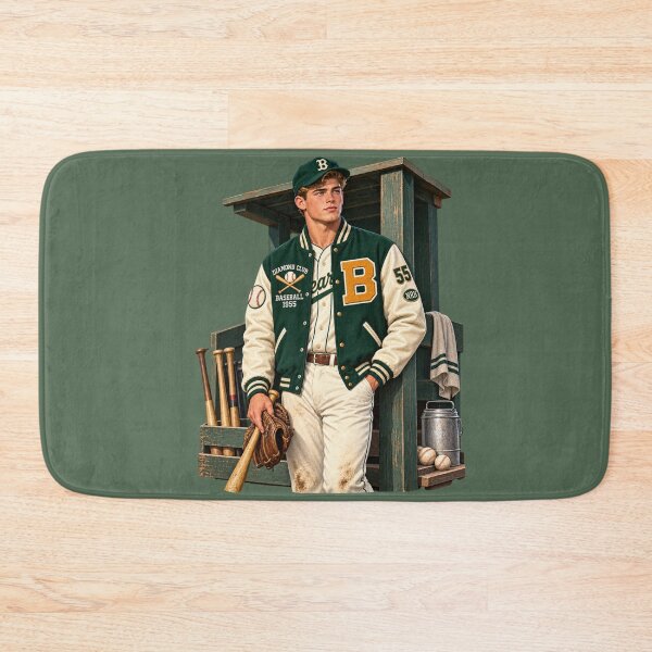 Item preview, Vintage 1955 Baseball Team Varsity Spirit designed and sold by Normandy Road Heritage™ - Vintage Garage Art.