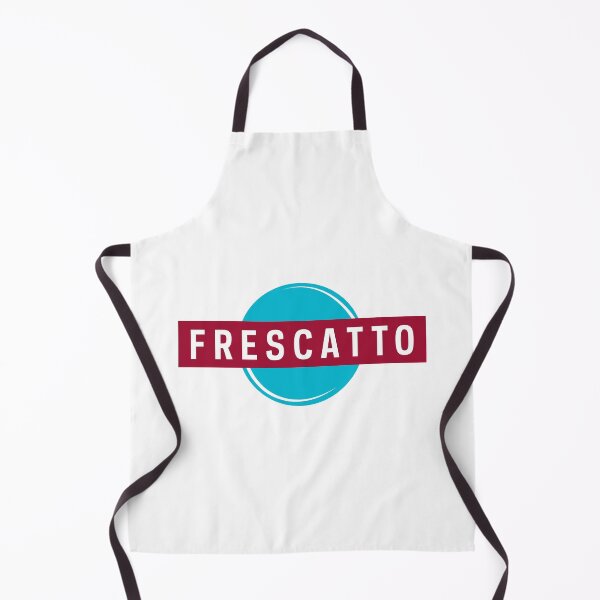Item preview, Frescatto Blue and Burgundy Circle Emblem Logo designed and sold by Clara D Leclair.
