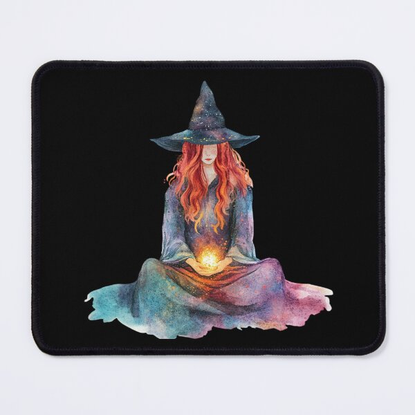 Item preview, Mystical Witch with Glowing Orb designed and sold by Fillthegoat.